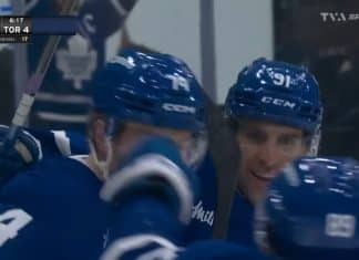 Maple Leafs remontan de 3-0 a 4-3 ante los Penguins